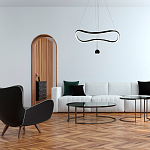 Подвесной светильник волнообразной формы LED 35W 3000K Infinity варинант исполнения - 3 | Loft Concept в Брянске