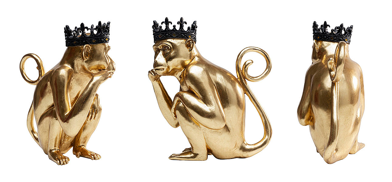 Статуэтка золотая обезьяна Golden Monkey Статуэтка золотая обезьяна Golden Monkey - Loft-Concept в Брянске
