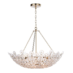 Люстра декорированная цветами из стекла Lightness of Flowers варинант исполнения - 1 | Loft Concept в Брянске