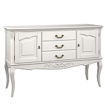 Консоль белая из массива бука с ящиками в стиле прованс White Provence варинант исполнения - 2 | Loft Concept в Брянске