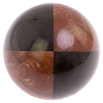 Шар декоративный из натуральных камней Лемезит и Змеевик Черный Natural Stone Spheres варинант исполнения - 3 | Loft Concept в Брянске