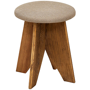 Пуф деревянный круглый Aime Wood Round Pouf