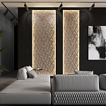 Гипсовая 3D панель с принтографией PM-50 варинант исполнения - 5 | Loft Concept в Брянске