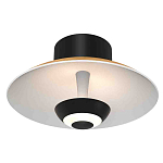 Бра с круглым белым плафоном и черной центральной деталью Natural Harmonie  варинант исполнения - 1 | Loft Concept в Брянске