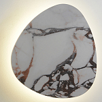 Бра треугольной формы бело-коричневый мрамор Длина 47 см Ginger & Jagger варинант исполнения - 1 | Loft Concept в Брянске