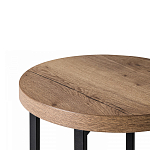 Стол журнальный круглый в стиле лофт Urban Style Space варинант исполнения - 2 | Loft Concept в Брянске