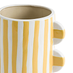 Ваза из фаянса Brighter than the Stars жёлтая полоска варинант исполнения - 2 | Loft Concept в Брянске