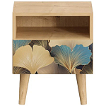 Прикроватная тумба с изображением на ящике Elise Nightstand варинант исполнения - 8 | Loft Concept в Брянске