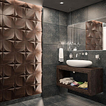 Гипсовая 3D панель с принтографией PM-22 варинант исполнения - 2 | Loft Concept в Брянске