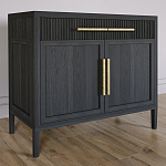 Буфет Primo с двумя ящиками и двумя фасадами Черный дуб варинант исполнения - 3 | Loft Concept в Брянске