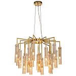 Люстра со стеклянными цилиндрическими плафонами Luminous Cylinders Amber варинант исполнения - 5 | Loft Concept в Брянске