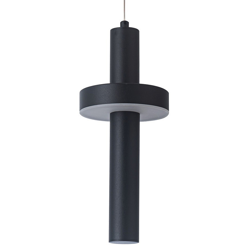 Подвесной светильник Flos Black Metal Acrylic Hanging Lamp Черный Подвесной светильник Flos Black Metal Acrylic Hanging Lamp Черный в Брянске | Loft Concept