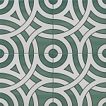 Дизайнерская плитка с узором Петли варинант исполнения - 1 | Loft Concept в Брянске