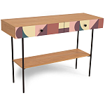 Консоль с принтом на ящиках Elise Console Table варинант исполнения - 16 | Loft Concept в Брянске