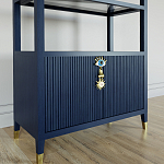 Стеллаж со стеклянными полками Elsa Dreams Blue варинант исполнения - 2 | Loft Concept в Брянске