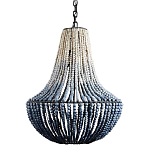 Люстра каплевидной формы украшенная круглыми бусинами Gradient Chandelier Blue White варинант исполнения - 2 | Loft Concept в Брянске