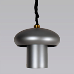 Подвесной светильник с серым металлическим плафоном Capability варинант исполнения - 1 | Loft Concept в Брянске