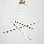 Светодиодная люстра Trumpet Tube Brass 107 варинант исполнения - 4 | Loft Concept в Брянске