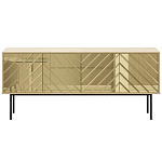 Длинная тумба с зеркальным декором Serena варинант исполнения - 2 | Loft Concept в Брянске