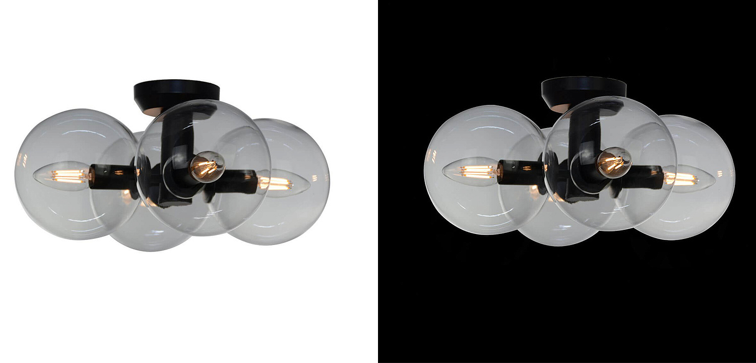 Потолочный светильник Modo 4 Globes Ceiling Lamp 30 Потолочный светильник Modo 4 Globes Ceiling Lamp 30 - Loft-Concept в Брянске