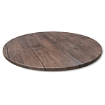 Стол журнальный c коричневой круглой столешницей на четырех металлических ножках Charm Coffee Table варинант исполнения - 2 | Loft Concept в Брянске