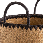 Плетеная корзина для белья с ручками Nyimbo Wicker Basket варинант исполнения - 3 | Loft Concept в Брянске