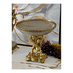 Чаша фарфоровая на двух бронзовых ангелах Eden Garden варинант исполнения - 3 | Loft Concept в Брянске