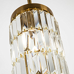 Многоярусная люстра с прямоугольными хрустальными подвесками Allard Crystal Chandelier 3 варинант исполнения - 2 | Loft Concept в Брянске