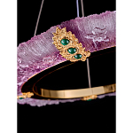 Люстра в форме кольца розовая Warm Pink Light варинант исполнения - 4 | Loft Concept в Брянске