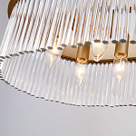 Люстра подвесная овальная со стеклянными трубками Длина 100 см Nembus варинант исполнения - 5 | Loft Concept в Брянске