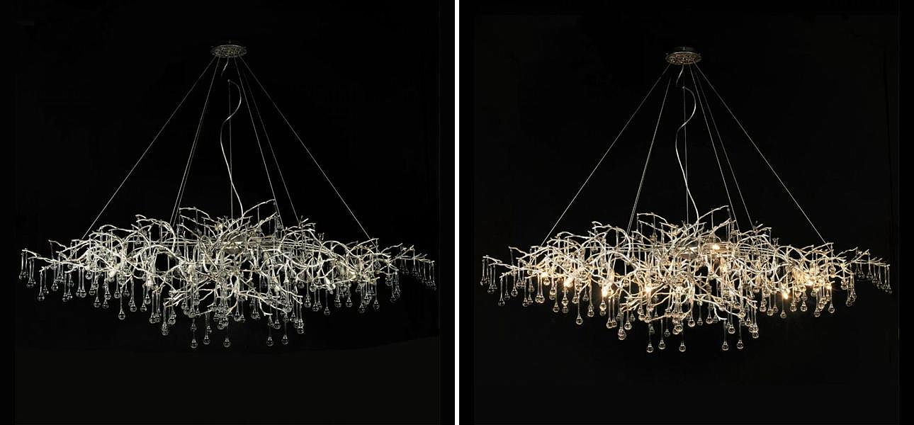 Люстра Crystal Drops bright Silver Люстра Crystal Drops bright Silver - Loft-Concept в Брянске