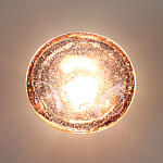 Бра с круглым плафоном из прозрачного стекла с пузырьками воздуха Effervia  варинант исполнения - 6 | Loft Concept в Брянске