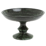 Фруктовница большая из натурального камня Змеевик Шабровский Natural Stone Fruit Bowls варинант исполнения - 1 | Loft Concept в Брянске