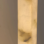 Торшер геометрический с тремя мраморными плафонами Marble Tripod варинант исполнения - 10 | Loft Concept в Брянске