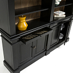 Витрина из массива сосны Sterling Showcase Black варинант исполнения - 5 | Loft Concept в Брянске