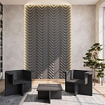 Гипсовая 3D Панель LOVE SPRUCE варинант исполнения - 1 | Loft Concept в Брянске