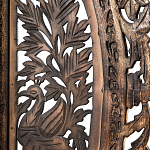 Ширма с  орнаментом ручная резьба Indian Antique Furniture варинант исполнения - 4 | Loft Concept в Брянске