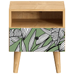 Прикроватная тумба с изображением на ящике Elise Nightstand варинант исполнения - 18 | Loft Concept в Брянске