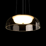 Подвесной светильник  с плоским прозрачным стеклянным плафоном Grada Light варинант исполнения - 8 | Loft Concept в Брянске