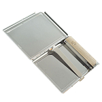 Портсигар на 10 сигарет с газовой зажигалкой из натурального камня Авантюрин Stone Cigarettes Cases варинант исполнения - 3 | Loft Concept в Брянске