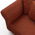 Мебельная ткань Шенилл терракотовый цвет 138 см T4-44 варинант исполнения - 3 | Loft Concept в Брянске