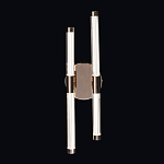 Бра с круглым основанием золотого цвета и двумя вертикальными плафонами Hex Scaffold варинант исполнения - 2 | Loft Concept в Брянске