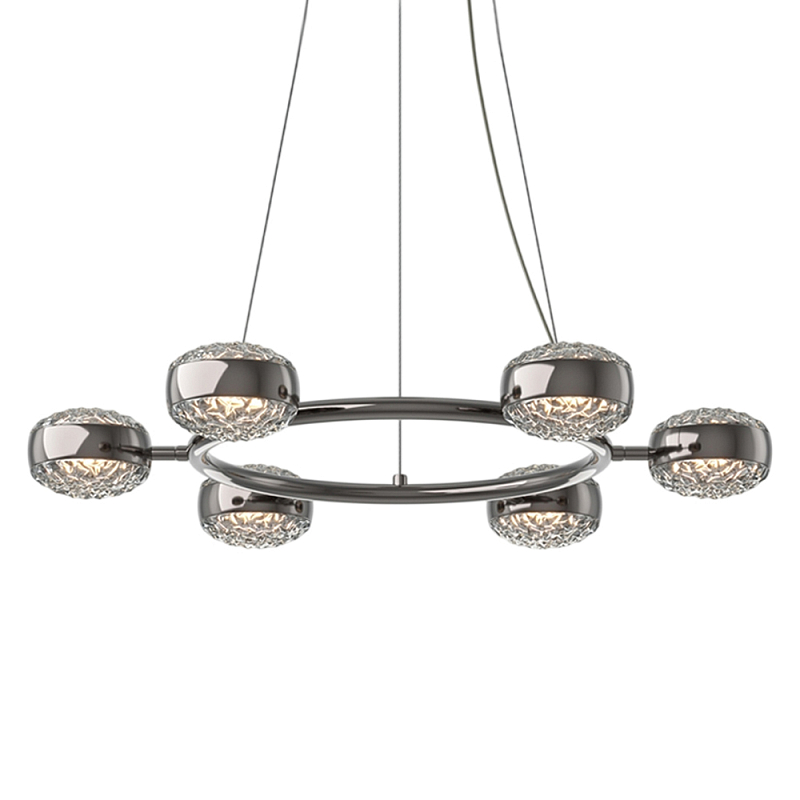 Люстра подвесная Mind 3000К 60Вт Черный Серый Латунь в Брянске | Loft Concept 