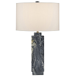 Настольная лампа с корпусом из серого мрамора Breathtaking View варинант исполнения - 3 | Loft Concept в Брянске