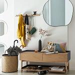 Плетеная корзина для белья с ручками Nyimbo Wicker Basket варинант исполнения - 4 | Loft Concept в Брянске