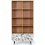 Широкий стеллаж с принтом Elise Rack варинант исполнения - 20 | Loft Concept в Брянске