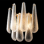 Бра с подвесками из рифленного стекла в форме капель Textured Glass варинант исполнения - 1 | Loft Concept в Брянске