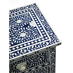 Комод инкрустация костью ORIENTAL Indian синий орнамент варинант исполнения - 4 | Loft Concept в Брянске