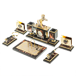 Настольный письменный набор из яшмы и долерита с декором в виде коня Manager Organizer варинант исполнения - 3 | Loft Concept в Брянске