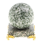 Шар декоративный на подставке из натурального камня Жадеит Natural Stone Spheres 6 см варинант исполнения - 1 | Loft Concept в Брянске